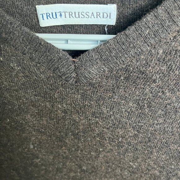 Tru Trussardi Sweater brown/plum color - Picture 7 of 8